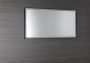 Sapho Sort tükör LED világítással 120x70 cm, matt fekete ST120