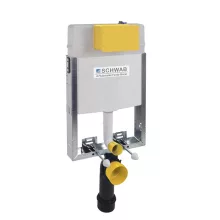   Schwab Szett WC 199 rejtett ciszterna falra szerelhető 3/6l, DN110mm T02-0112-0250