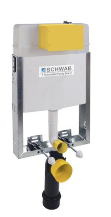 Schwab Szett WC 199 rejtett ciszterna falra szerelhető 3/6l, DN110mm T02-0112-0250