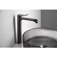   Sapho Suga egykaros magasított mosdócsaptelep, gun metal TJ006GM