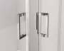 Polysan Thron Line Round sarokbelépős zuhanykabin átlátszó üveggel 1000x900 mm, króm profil TL2090-5005