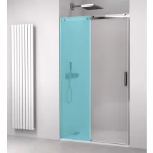   Polysan THRON LINE tolóajtó 1480-1510 mm fix rész és görgők nélkül, króm profil TL5015B BOX 2/2