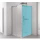 Sapho POLYSAN THRON LINE tolóajtó fix résszel 90x200 cm sarokbelépőhöz, króm profil TL5290