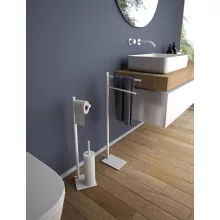   Sapho Trilli Gedy törölközőtartó állvány, matt fehér TR3122