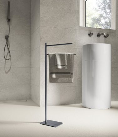 Sapho Trilly Gedy törölközőtartó állvány, gun metal TR3181