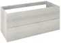 Sapho Treos 2 fiókos mosdótartó szekrény 110x53x50,5 cm, polar tölgy TS115-1010