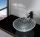 Sapho Beauty Tosemi gravírozott üvegmosdó 42x14,5 cm, transzparent üveg TY153