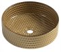 Sapho Beauty Maragua pultra ültethető üvegmosdó 39,5 cm, arany TY214Z