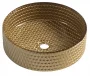 Sapho Beauty Maragua pultra ültethető üvegmosdó 39,5 cm, arany TY214Z