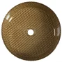 Sapho Beauty Maragua pultra ültethető üvegmosdó 39,5 cm, arany TY214Z