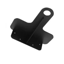   Sapho Tetris acél mosdótartó konzol 30 cm, csaplyuk nélkül, matt fekete TZ429