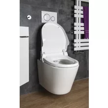   Sapho Uspa Lux Soft-Close elektronikus bidé WC-ülőke távirányítóval, fehér UB-6635RU
