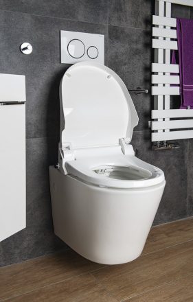 Sapho Uspa Lux Soft-Close elektronikus bidé WC-ülőke távirányítóval, fehér UB-6635RU