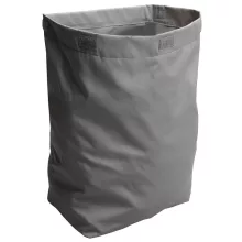   Sapho Textil szennyeskosár 31x57x23 cm, tépőzáras rögzítés, szürke UPE600