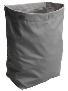   Sapho Textil szennyeskosár 31x57x23 cm, tépőzáras rögzítés, szürke UPE600