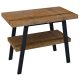 Sapho Twiga mosdótartó asztal 100x72x50 cm, fekete/old wood VC442-100-8