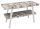 Sapho Twiga mosdótartó asztal polccal 110x72x50 cm, matt fehér/szürke kő VC453W-110-10