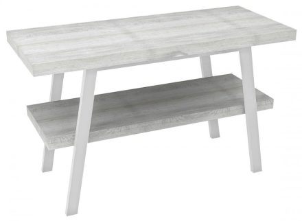 Sapho Twiga mosdótartó asztal polccal 110x72x50 cm, matt fehér/öreg tölgy VC453W-110-5