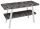 Sapho Twiga mosdótartó asztal polccal 110x72x50 cm, matt fehér/zúzott kő VC453W-110-9
