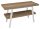 Sapho Twiga mosdótartó asztal 120x72x50 cm, matt fehér/rover tölgy VC453W-120-4