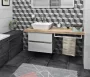 Sapho Avice törölközőtartó 600x95 mm mosdópulthoz, fehér VC491
