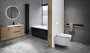 Sapho Veen Clean kerámia fali WC csésze integrált bidé funkcióval 37x59 cm, fehér VE421