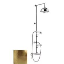   Sapho Vienna zuhanyrendszer szappantartóval és zuhanyszettel, bronz VO139BR