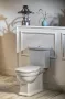 Sapho Gsi Classic kerámia monoblokk WC tartállyal és öblítőmechanikával, fehér WCSET06-CLASSIC