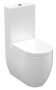 Sapho Kerasan Flo monoblokk WC alsó/hátsó kifolyással, tartállyal, mechanikával, fehér WCSET11-FLO