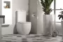 Sapho Kerasan Flo monoblokk WC tartállyal és öblítőmechanikával, fehér WCSET11-FLO