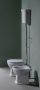Sapho Gsi Classic alsó kifolyású álló WC csésze tartállyal és öblítőmechanikával fehér/króm WCSET21-CLASSIC
