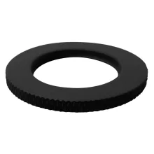 Sapho Solaris takarórozetta, matt fekete WD002B-2