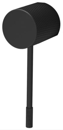 Sapho Solaris nyitókar, matt fekete WD008B-1