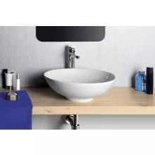   Sapho Dimp pultra szerelhető kerámia mosdó 46x15 cm, fehér WH060