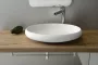 Sapho Thin pultra szerelhető rockstone mosdó 60x40 cm, matt fehér WN213