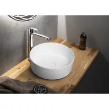   Sapho Thin pultra ültethető rockstone mosdótál 38x14 cm, matt fehér WN548