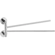 Bemeta Stella 2 ágú fali forgatható törölközőtartó 455x163 mm, króm kivitelben.