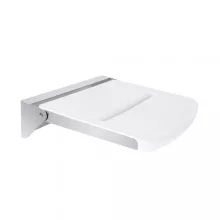   Bemeta Help lehajtható zuhany ülőke, inox/polírozott (347125011) XH004