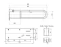 Bemeta Help Kapaszkodó felnyitható 60 cm, inox 301102071