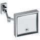 Bemeta szögletes kozmetikai tükör LED világítással 205x205x400 mm, króm XJ007