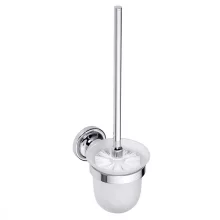   Bemeta Retro fali WC-kefe tartó fehér kefével, króm 144313012