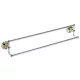 Bemeta Retro dupla törölközőtartó 665x125x115 mm, króm/arany 144204238 (XJ406)