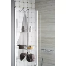   Bemeta Cytro függesztett dupla polc zuhanyzóba 170x70x260 mm, króm XJ602