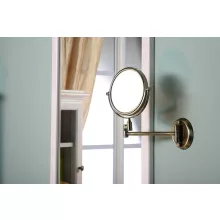 Bemeta Retro fali kozmetikai tükör 180x250x360 mm, bronz kivitelben