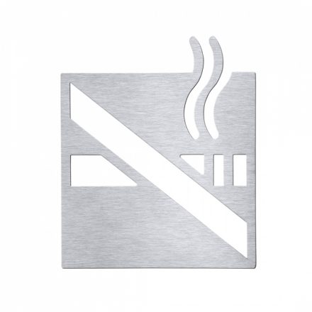 Bemeta Hotel nem dohányzó tábla 120x140 mm, matt inox (111022055) XP026