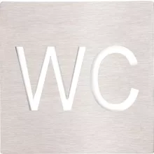 Sapho HP wc tábla 120x120 mm, fényes inox 111022082