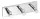 Sapho BETA tripla fogas 185x55x50 mm 132405232