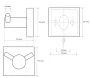 Bemeta BETA dupla fogas 55x60 mm 132106032