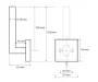 Sapho BETA tartalék WC papír tartó 550x70x165mm 132112032