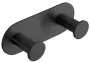 Bemeta Easy fali öntapadós duplafogas 115x31 mm, fekete.